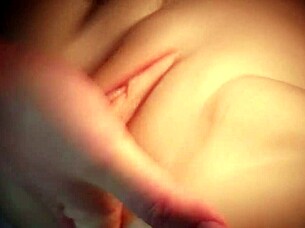 Fingering Her Hairless Big Pussy Close Up