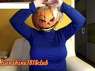 happy halloween pumpkin cam recorded on october 31