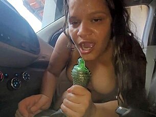 when no one around, i fuck my car