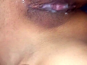 Pretty girl enjoys quickie with monster cock in her ass.