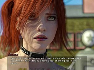 Let's play casey's fall part 6b on the unshaved path with a redhead outdoors