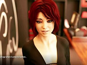 Blonde teen with big tits in a o a academy scene