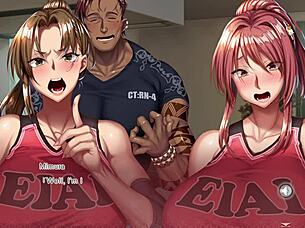 scream itsuki and hiroko engage in nipple wrestling match