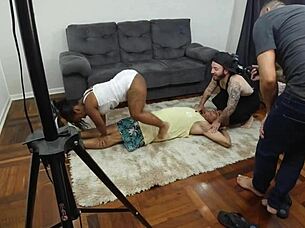 i got crazy to fuck the little assy girl in doggystyle without condom or something.