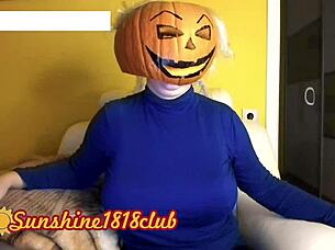 happy halloween pumpkin cam recorded on october 31