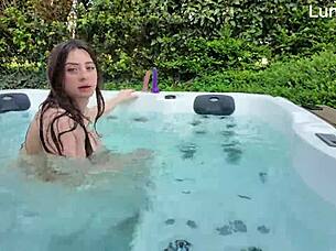 Double Fucked With My Sextoys In My Spa! One For My Pussy, The Other For My Ass!