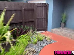 Talking my hot blonde step sister into sex, starting with deepthroat and ending with shaved pussy fucking in POV