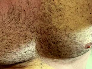 In this BDSM scene, the Brazilian milf humiliates the small cock by burning his tongue.