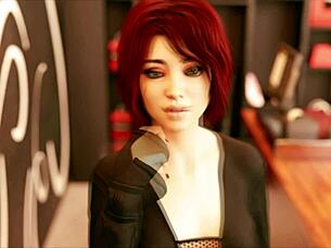 Blonde teen with big tits in a o a academy scene