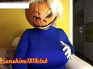 happy halloween pumpkin cam recorded on october 31
