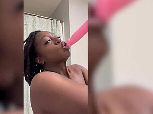 Pregnant Black Slut Gets Throat Puked And Punished By Monster Cock In Trailer
