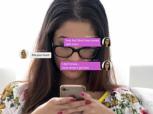 Hot Teen 18+ Stepdaughters Strike Kinky Rimming Deal!