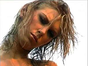 College coeds kiss and lick shaved pussies outdoors with tattoos!