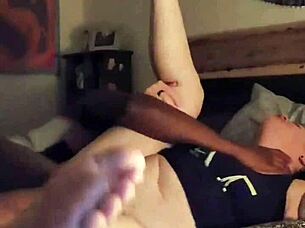 busty milf alegrab rides big black cock in interracial compilation