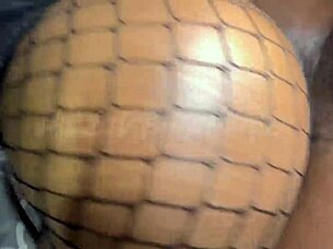 After work, the big tit ebony stripper, dripping wet, finds a huge bouncer to fuck her in doggystyle