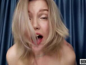 broke hairstylist takes desperate cock