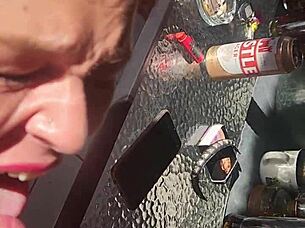 Best Friend's Girlfriend Throatpie Surprise