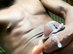 Got So Horny I Stroked My Monster Cock To Milk It Out