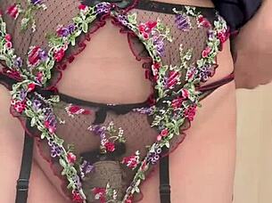 The girl with the honest face was in a uniform, but she wore a provocative underwear