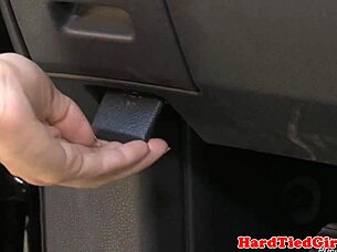 Bdsm sub toyed by black maledom with spitting