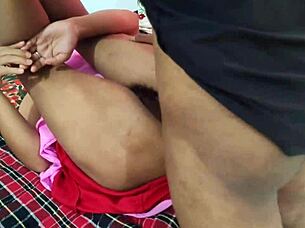 i watched this indian bhabhi ride with her hairy pussy, oh man!