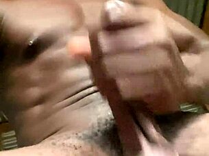 Got So Horny I Stroked My Monster Cock To Milk It Out