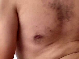 in my friend's room, i do foreplay with my girlfriend