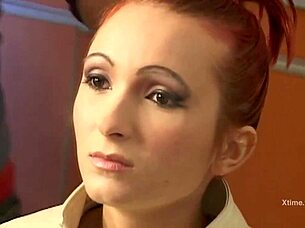 Intriguing backstage before filming a porn movie