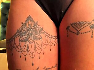 Squirting stream leads to swollen pussy orgasm in intense anal session