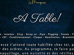A Table - French Audio Femdom Milking Table Sissy Cei