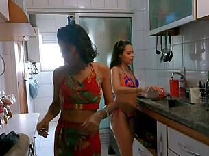 Latina Friend Fucks In Public Pool For Revenge.