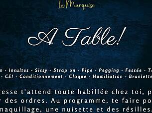 A Table - French Audio Femdom Milking Table Sissy Cei