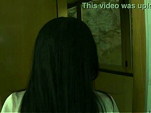 Hotel manager fucks flashing curvy brunette!