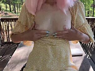 We laughed feeding mosquitoes then had sex in nature.