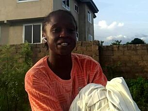 crazybitch folds clothes while twerking and dirty talking