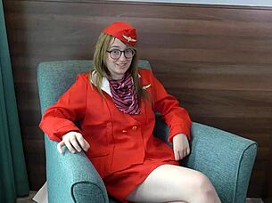 Teen Air Hostess Emejota Takes BBC! ✈️