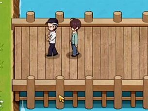 Exploring hentai game village rhapsody short anime 😄