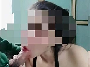 Leaked video of cute Thai student sucking dick and breaking hymen 😍