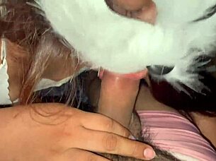 My Friend's Girlfriend Sucks My Dick And Assfucks Me Bent Over.