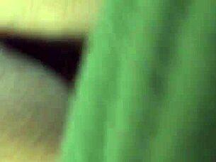 enjoying the cream on the dick in a sexy way