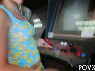 Zoe Foxx Sucks Cock Roughly In Pov.