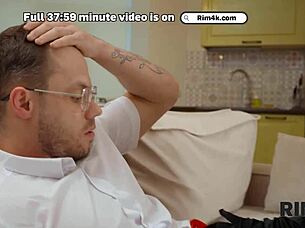 rich couple explores first time rimjob in cool guy crisis series