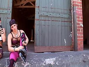 Can Samira Handle This Stiff Pole Sucking and Riding?