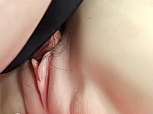 i'm going to fuck her pussy in double penetration and assfucking close up on her hairless body