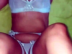 Pretty Latina Girlfriend Allows Bareback Licking