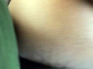 enjoying the cream on the dick in a sexy way