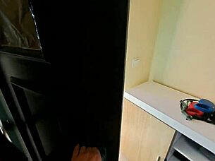 Latina Maid with Creamy Pussy in Jeans Flip Flops Seduced by Massage