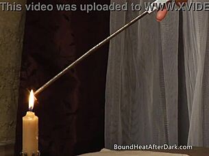 Tied Slave Feels Punished By Dominant Mistress