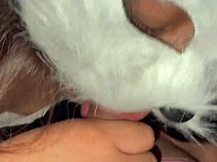 My Friend's Girlfriend Sucks My Dick And Assfucks Me Bent Over.