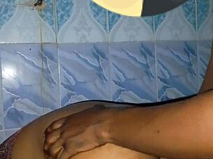 I'm banging my big bobb babe with narrow ass before the shower